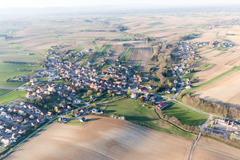 Aerial photograpy of Trimbach in the state Bas-Rhin, France