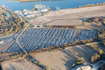 Lauterbourg in the state Bas-Rhin, France out of the air