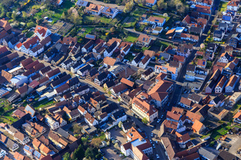Upper Main Street x Oberhohlstr in Herxheim bei Landau in the state Rhineland-Palatinate, Germany