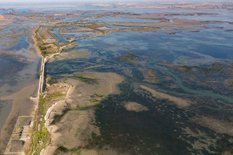 Grado in the state Gorizia, Italy from a drone