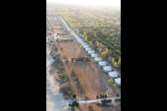 Aerial view of Cavallino-Treporti in the state Veneto, Italy