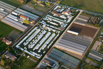 Punta Sabbioni in the state Veneto, Italy out of the air