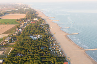 Oblique view of Ca' Pasquali in the state Veneto, Italy