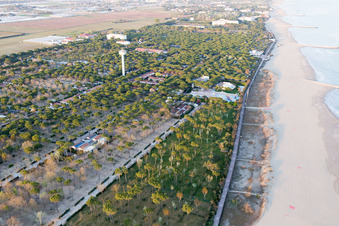 Ca' Ballarin in the state Veneto, Italy from above