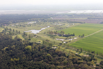 Aerial view of Lido DI Savio in the state Emilia Romagna, Italy