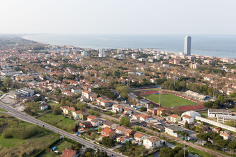 Case Lontani in the state Emilia Romagna, Italy from above