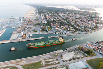 Porto Corsini in the state Emilia Romagna, Italy out of the air