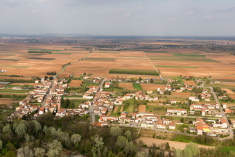 Aerial view of Turrida in the state Friuli Venezia Giulia, Italy