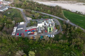 Oblique view of Tauriano in the state Friuli Venezia Giulia, Italy