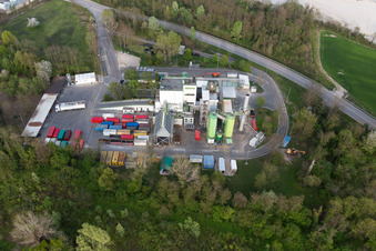 Technical facilities in the industrial area Mistral FVG S.R.L. in Spilimbergo in Friuli-Venezia Giulia, Italy