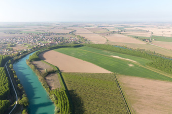 San Filippo in the state Veneto, Italy from above
