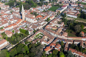 Church building of the cathedral of Duomo di San Vito Al Tagliamento in San Vito al Tagliamento in Friuli-Venezia Giulia, Italy