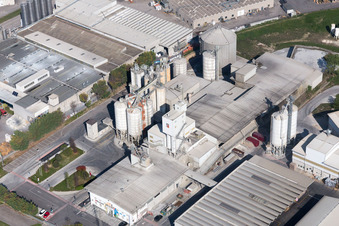 Aerial view of Ponte Rosso in the state Friuli Venezia Giulia, Italy