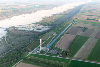 Oblique view of Vajont in the state Pordenone, Italy
