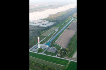 Vajont in the state Pordenone, Italy out of the air