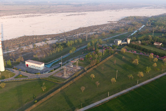 Oblique view of San Leonardo in the state Friuli Venezia Giulia, Italy