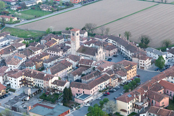 Oblique view of Bando in the state Friuli Venezia Giulia, Italy