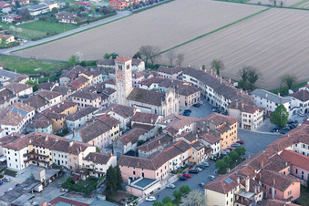 Bando in the state Friuli Venezia Giulia, Italy from above
