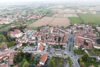 Bando in the state Friuli Venezia Giulia, Italy from the plane