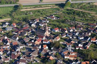 St. Cyriak in the district Unzhurst in Ottersweier in the state Baden-Wuerttemberg, Germany