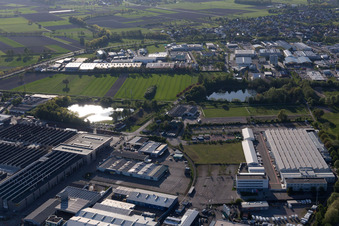 Industrial area in the district Vimbuch in Bühl in the state Baden-Wuerttemberg, Germany