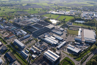 Aerial photograpy of Schaeffler Automotive in Bühl in the state Baden-Wuerttemberg, Germany