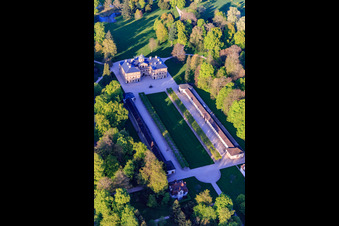 Favorite Castle in the district Förch in Rastatt in the state Baden-Wuerttemberg, Germany