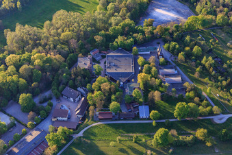 Open-air stage of the Volksschauspiele Ötigheim eV in Ötigheim in the state Baden-Wuerttemberg, Germany