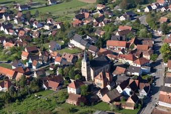Gunstett in the state Bas-Rhin, France