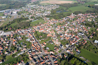 Gundershoffen in the state Bas-Rhin, France out of the air