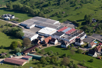 Building and production halls in Mietesheim in Grand Est, France