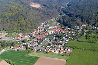 Offwiller in the state Bas-Rhin, France out of the air