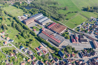 Building and production halls on the premises of De Dietrich Process Systems in Zinswiller in Grand Est, France