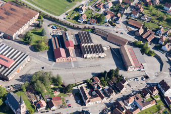 Zinswiller in the state Bas-Rhin, France out of the air