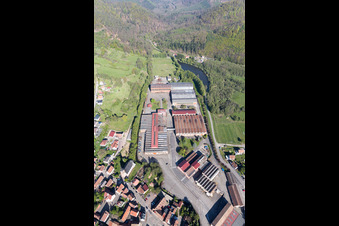 Drone recording of Zinswiller in the state Bas-Rhin, France