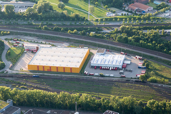 Dm warehouse in the district Oststadt in Karlsruhe in the state Baden-Wuerttemberg, Germany