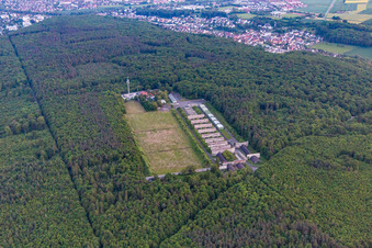 Forest restaurant Schieshaus on Heeresstr in Schweinfurt in the state Bavaria, Germany