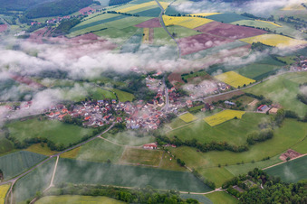 Under Clouds in the district Prölsdorf in Rauhenebrach in the state Bavaria, Germany