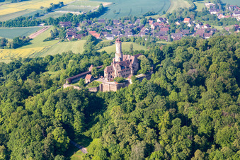 Aerial photograpy of Altenburg in the district Wildensorg in Bamberg in the state Bavaria, Germany