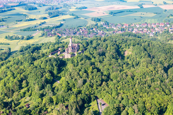Oblique view of Altenburg in the district Wildensorg in Bamberg in the state Bavaria, Germany
