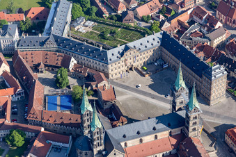 Bamberg Cathedral Square in Bamberg in the state Bavaria, Germany