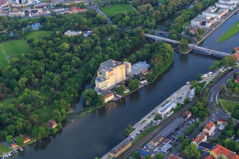 Cramer-Mühle GmbH & Co. KG on the Main Island in Schweinfurt in the state Bavaria, Germany
