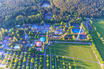 Leisure Land Geiselwind in Geiselwind in the state Bavaria, Germany from above