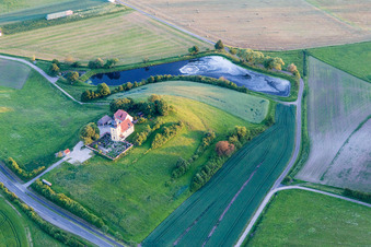 Churches building the chapel on Eschenauer Muehlbach in Eschenau in the state Bavaria, Germany
