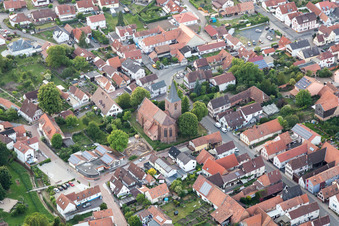Church building in the village of in Rohrbach in the state Rhineland-Palatinate, Germany