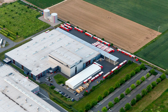 Warehouses and forwarding building of Tricor Packaging & Logistics AG in Offenbach an der Queich in the state Rhineland-Palatinate, Germany