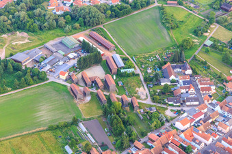 Tobacco shovels at Bruchgasse with C2 Umwelttechnik Michael Trauth eK in Herxheim bei Landau in the state Rhineland-Palatinate, Germany