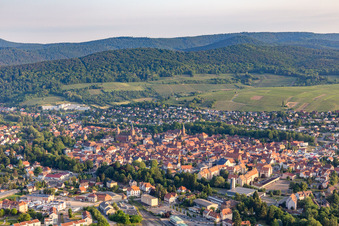 Drone image of Wissembourg in the state Bas-Rhin, France