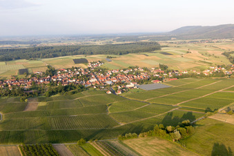 Drone image of Steinseltz in the state Bas-Rhin, France