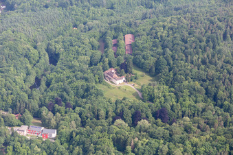 Aerial photograpy of Rott in the state Bas-Rhin, France